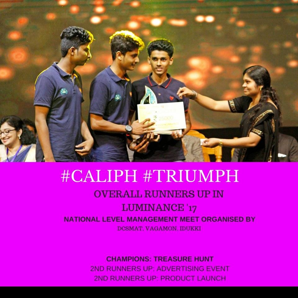 OVERALL RUNNERS UP  in Luminance '17